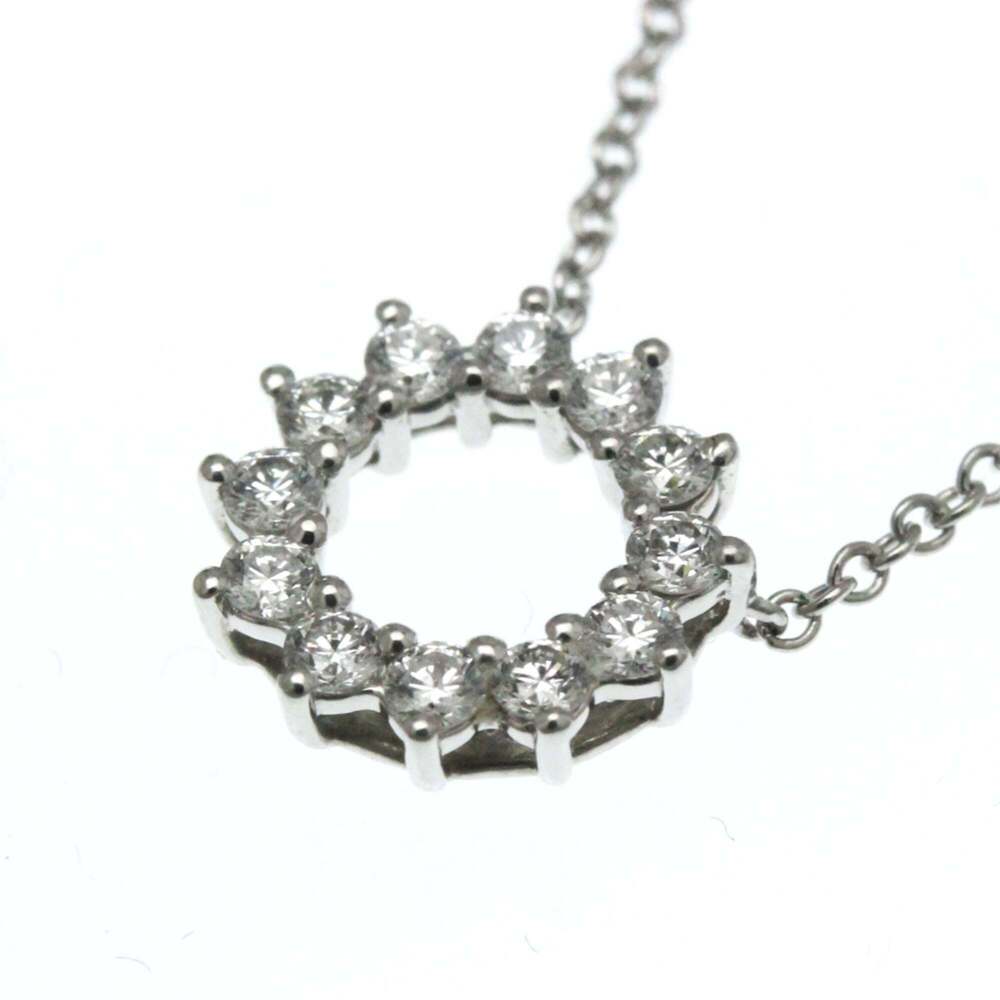 TIFFANY Authentic Silver Diamond Necklace - Picture 5 of 13